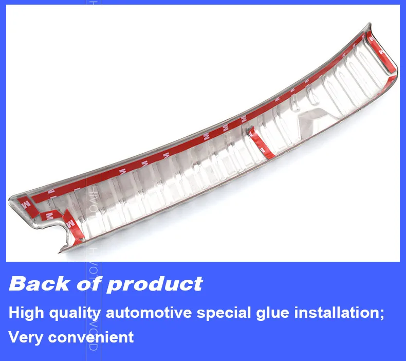 Hivotd для Tesla модель 3 Автомобильный задний бампер Защитная крышка задняя дверь накладка защитная накладка внешний хромированный аксессуары,автотовары аксессуары для авто