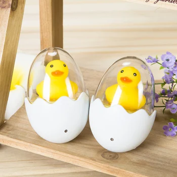 

Timing LED Night Light Yellow Cartoon Duck Remote Control US Plug Socket Wall Lamp Home Bedroom JA55