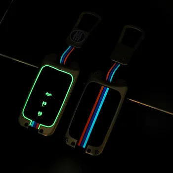 Fob chiave a distanza della copertura di caso dell'automobile in lega di zinco per la CR-V civica di Honda CRV Accord odissea città Vezel URV UR-V accessori della giada di Jazz - Fob chiave a distanza della copertura di caso dell automobile in lega di zinco per