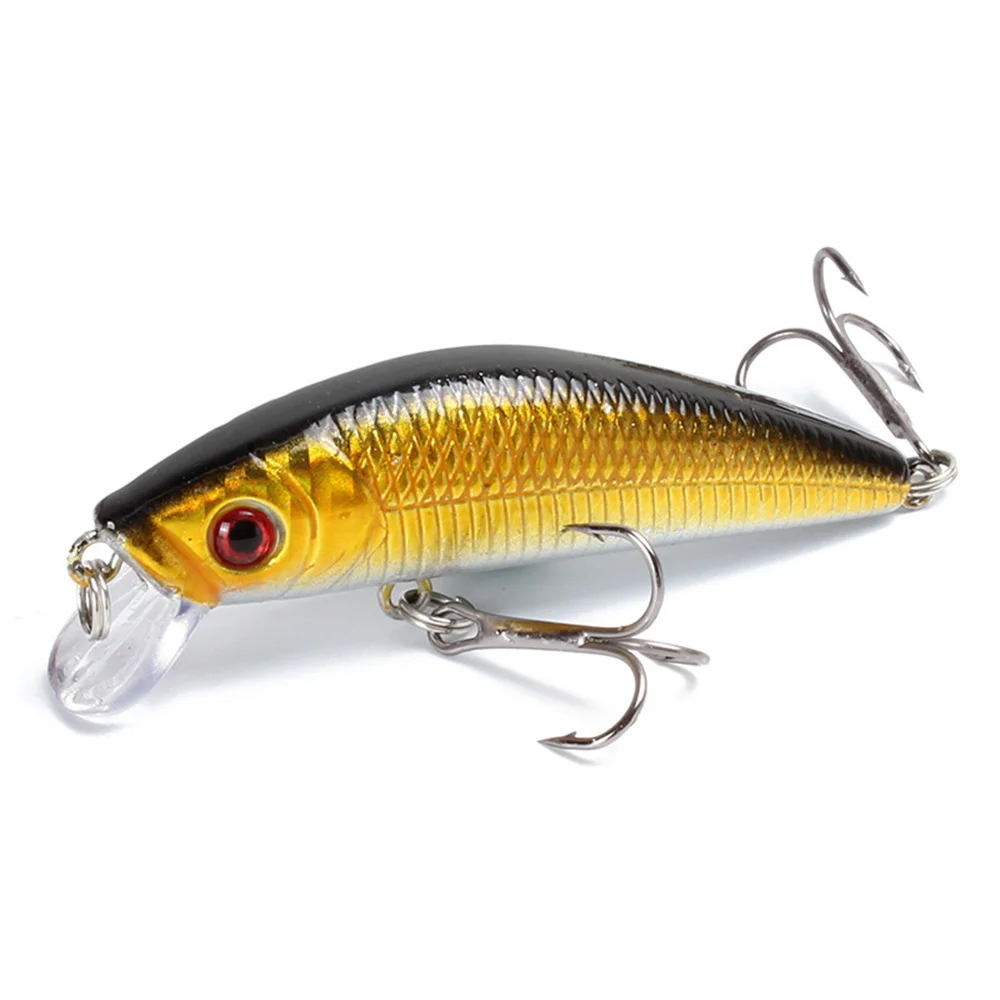 1PCS Laser Hard Crankbait Slow Sinking Fishing Lures 7cm 8.2g Pesca Japan Artificial Plastic Bait Wobbler Pike Fishing Tackle