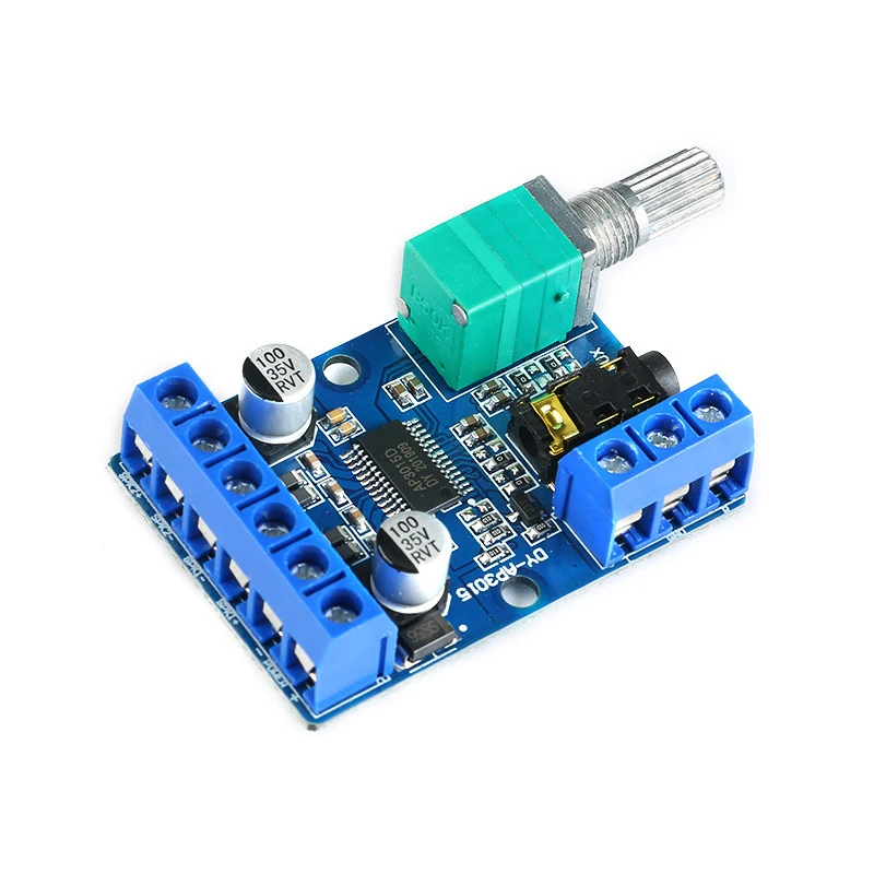 DY-AP3015 DC 8-24V 30W * 2 Class D двухканальный высокомощный стерео цифровой усилитель платы с