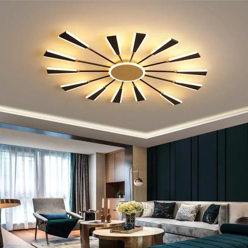 

2020 New Luxury Living Room Ceiling Lamps Chandelier indoor Lamp Modern Ceiling Lamp Light Fixture Lighting ultra thin ceiling