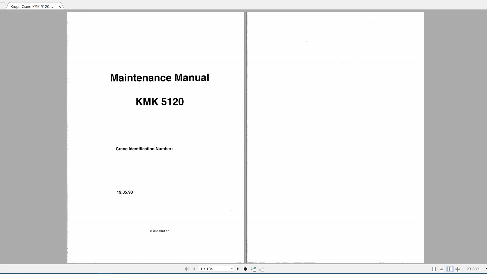 Запчасти Krupp Crane KMK на 1 ГБ для обслуживания руководства и схемы в формате PDF DVD |