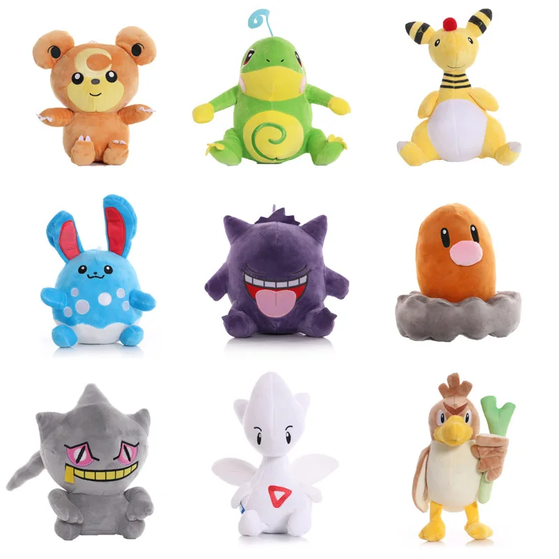 

9 Style Marill Gengar Togetic Farfetch'd Plush Toy Doll Soft Animal Hot Toys Stuffed Birthday Party Gifts For Kids