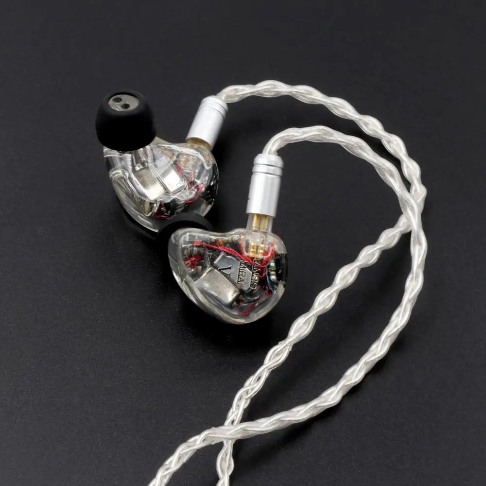 Наушники вкладыши TANSIO Mirai TSMR 5 5BA Knowles Driver HiFi со съемным кабелем 0 78 мм 2