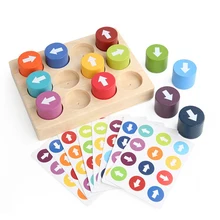 

Number Color Matching Montessori Toys Screw The Arrow Direction Memory Challenge Game Fine Motor Training Kids Educational Toys