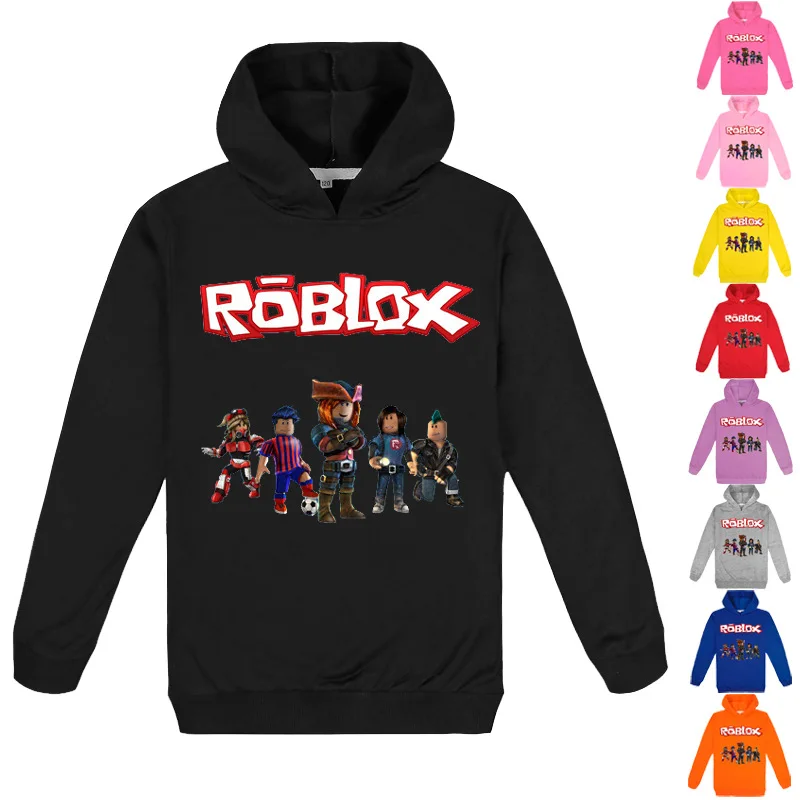 Осенне-зимние повседневные толстовки ROBLOX свитшоты с длинным рукавом для