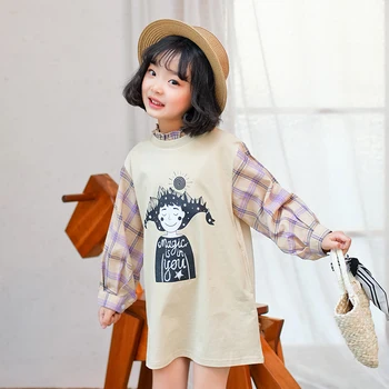 

Spring&Autumn Girls Dresses Long Dresses For Girls Big Girls Party Princess Girls Dress Clothes 4 5 6 7 8 9 10 11 12 13 14 Years