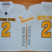 Новое поступление высокое качество Mike Bercovici#2 футболка колледжа Limited Джерси S-XXXL