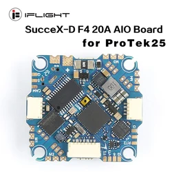 IFlight succex d F4 20A BLHeli S Whoop V3.2 AIO Board (MPU6000) micro usb BEC salida 5V 2A para protak25 FPV Drone parte