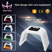 Новейшие изобретения! Светодиодный светильник омоложения кожи машина для против морщин против старения лечения акне