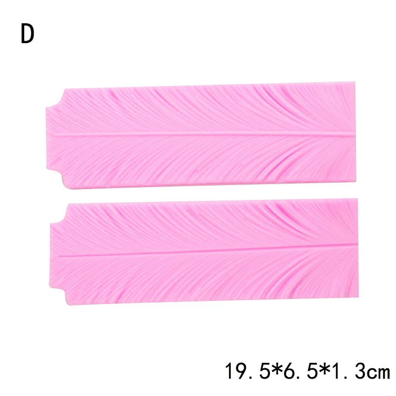 New Feather Angel Wings Shape Cake Silicone Mould Chocolate Confectionery Mold Fondant Cake Decorating DIY Tools Bakeware Moulds9