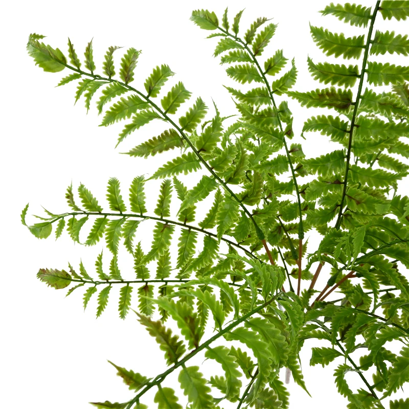 Искусственные зеленые листья Венеры папоротника 17, персидская трава, искусственные растения на стену, пластиковые листья бонсай, украшение для дома, свадьбы