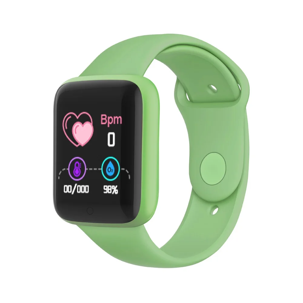 D20 Pro Smart Watch Y68 Bluetooth Fitness Tracker Sports Watch Heart Rate Monitor Blood Pressure Smart Bracelet for Android IOS 