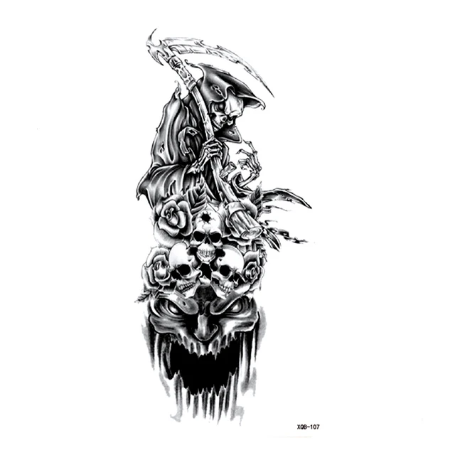 Grim Reaper Tattoo Design