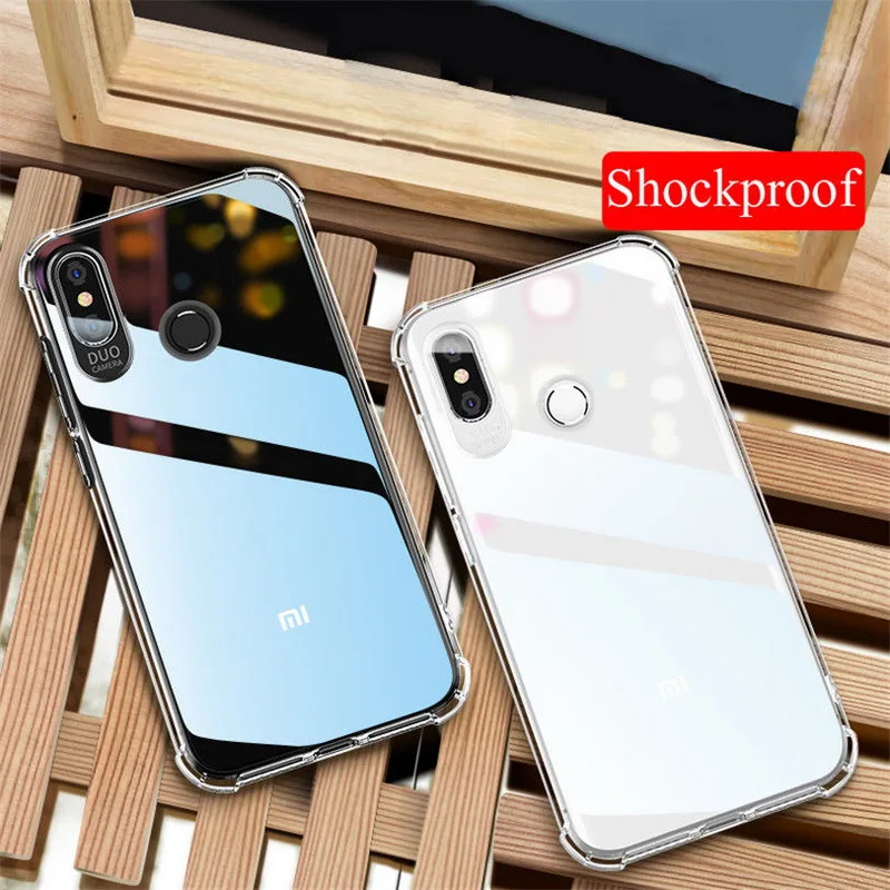 Противоударный прозрачный мягкий чехол из ТПУ для Xiaomi mi A3 A2 Lite 9T 9 8 SE A1 Pocophone F1 чехол красный mi Note 7 6 Pro 7A Fundas