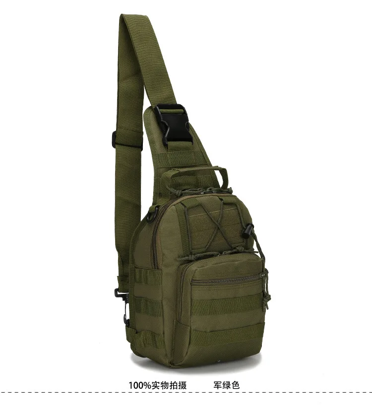 Мужская маленькая нагрудная сумка для верховой езды на ремне армейская камуфляжная тактическая нагрудная сумка для активного отдыха, альпинистская Портативная сумка на плечо Manu
