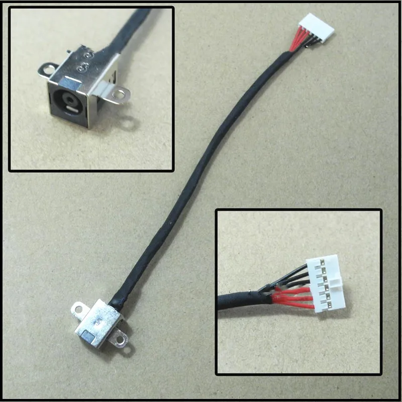 

Laptop DC Jack Cable DC Power Socket Charging Cable Connector Port Wire Cord For LG A550