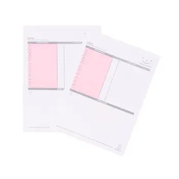 

2pcs Colorful Memo Stickers Practical Convenient Tearable Sticker Daily Note Pad for Home Office School Student