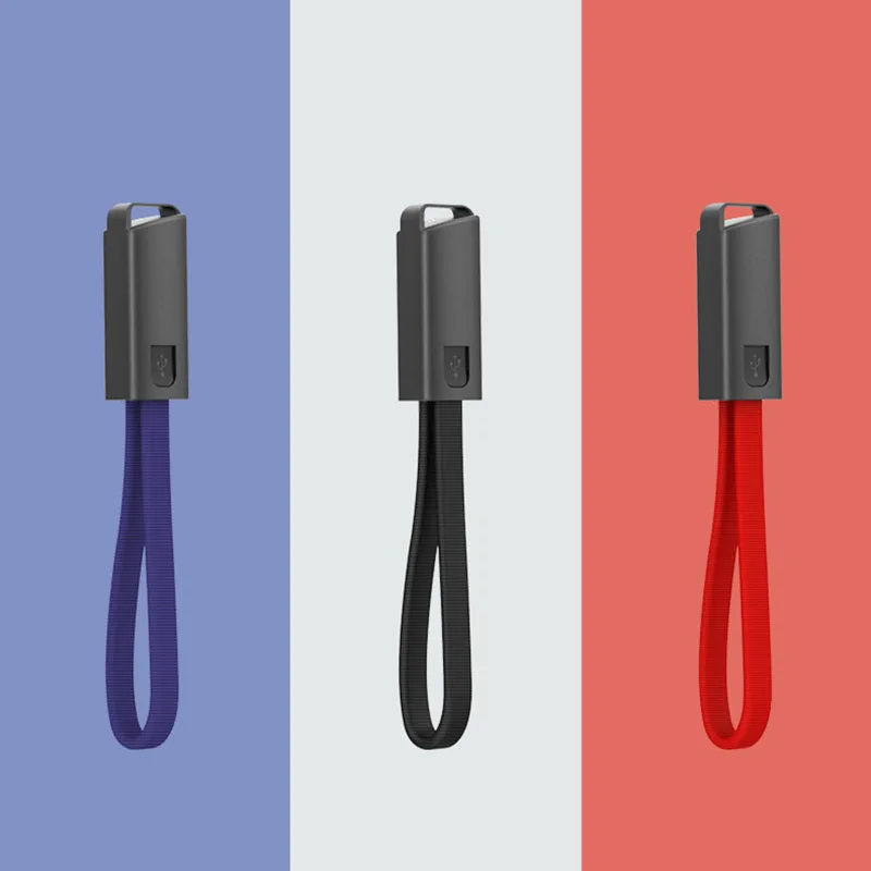 Mobile Phone Data Cable Is Ultra-Short 22 Cm Data Cable New Lanyard Keychain Data Cable For Android C-Type Keychain Data Cable