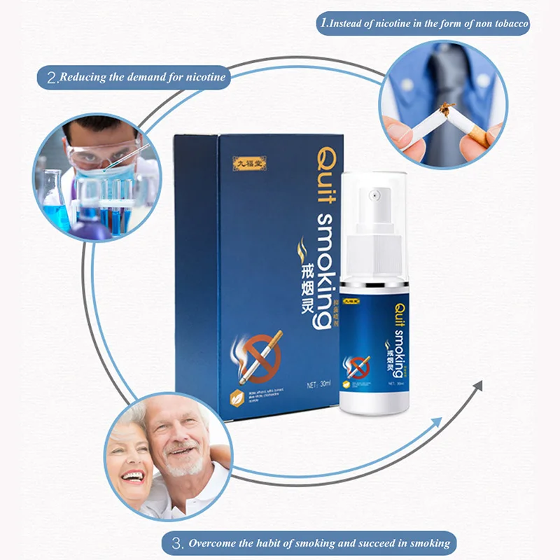 Stop Smoking Spray Anti Smoke For Give Up Smoking Fresh breath Natural Ingredient Quit Smoking Product