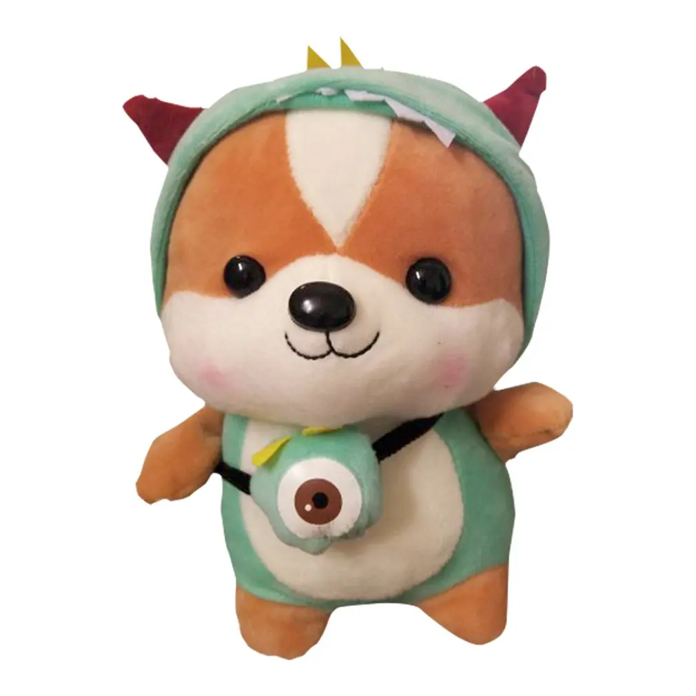 

Plush Toy Squirrel Doll Cute Turn Into Dinosaur Washable And Colorless Children's Doll Squirrel Doll