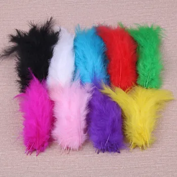 

BObbleball stuffed feathers colored Turkey feathers with pointed tail feather accessories feathers