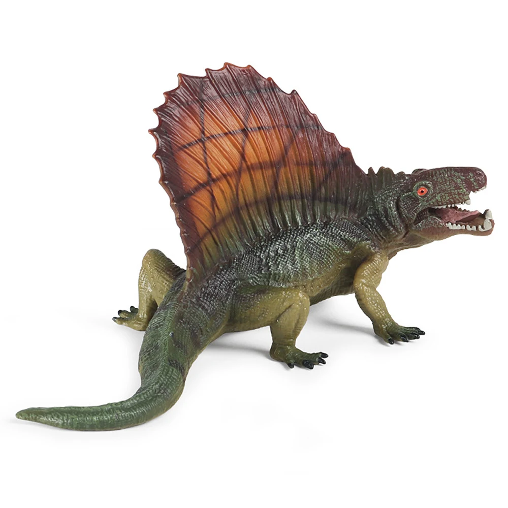 Figura de acción de Modelo animal de dinosaurio Dimetrodon lindejuan juguete para niños