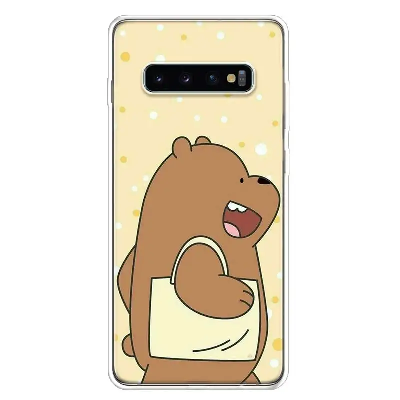 Чехол для телефона с изображением голых медведей для samsung Galaxy S10+ Lite Note 10 9 8 S9 S8 J4 J6 J8 Plus S7 S6 - Цвет: TW239-2