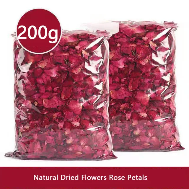 Pétalas de rosas de flores secas naturais 200g, decoração de bolo de  aniversário, bolos de beleza, banho de imersão em atacado|Flores secas  artificiais| - AliExpress