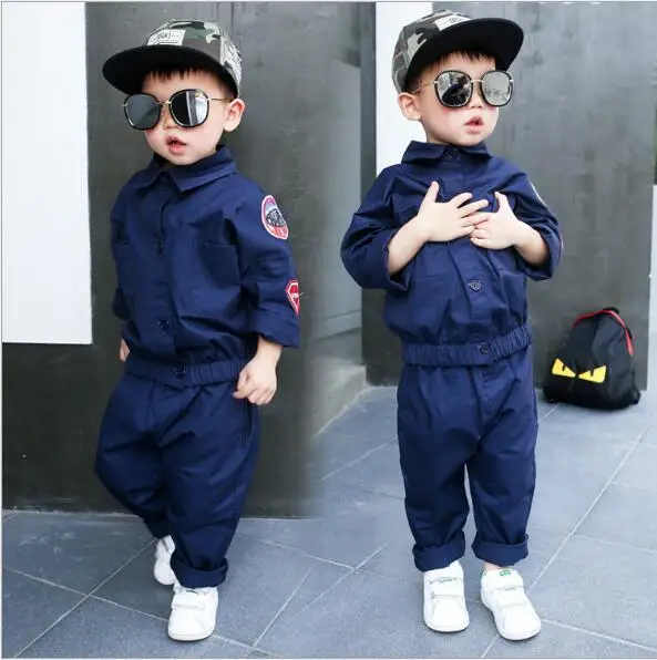 

Newborn baby boys clothing sets spring autumn toddler casual cotton coat+pants 2pcs tracksuits for bebe boy infant sport suit