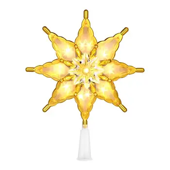 

YUNLIGHTS Christmas Tree Topper Star Unique Fashion Tree Decoration Treetop Star Tree Topper Star for Banquet Holiday Festival