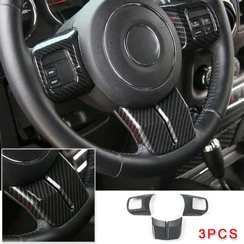 

Accessory Steering Wheel Decor Cover Parts 3pcs/Set Steering Wheel High Quality