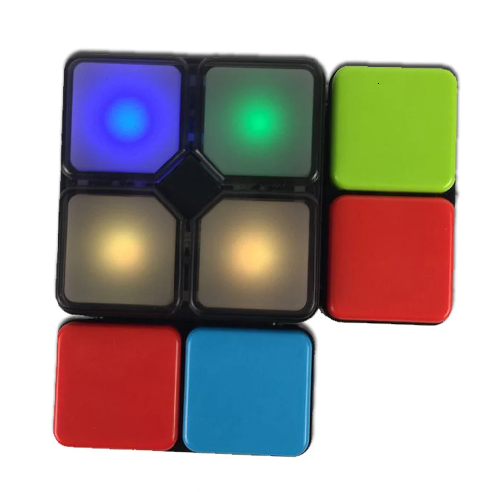 Hinnixy волшебный куб Ночная лампа умная головоломка электронная музыка светодиодный игрушки креативные Сменные игровые светильники подарок