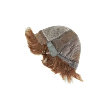 

FW17 3 - 5" Lace Front Wig for Women Hand Tied All Over Short Hair Virgin European Human Hair Wig