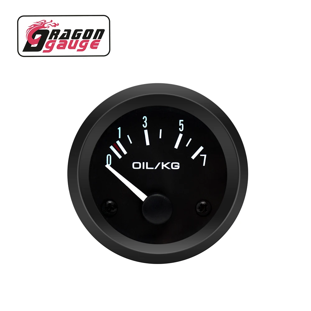 「dragon」 2 " 52mm Oil Pressure Gauge With Oil Pressure Sensor 07 Bar