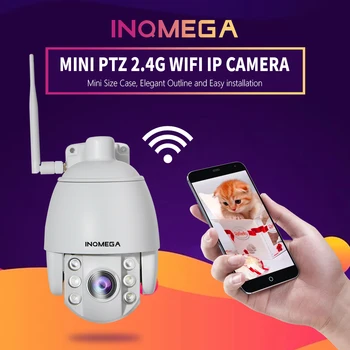 

INQMEGA Mini 2.5 Inch PTZ Speed Dome IP Camera WiFi 2MP 1080P Wireless CCTV Camera Outdoor Waterproof Pan Tilt IR Two Way Audio