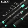 SIECHI 2022 1.8M 2.1M 2.4M 2.7MCarbon Rod Telescopic Fishing Rod Casting Spinning Rod Travel Rod Fishing ► Photo 1/6