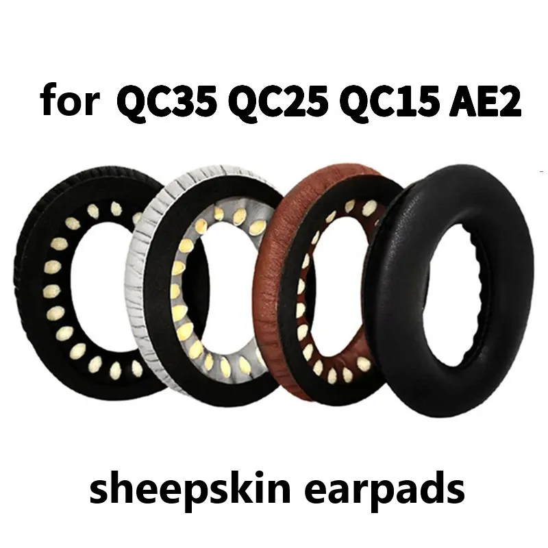 Sheepskin Earpads for BOSE QC15 QC35 QC25 AE2 High Quality Comfortable Soft Earpads for For BOSE QC15 QC35 QC25 AE2 Headphone