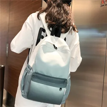 

Backpack Fashion MORI Series INS-Style School Bag Women's Korean-style High School College Student Gradient Color
