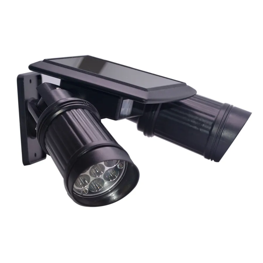 Solar Garden Light 14 LED Spotlights PIR Motion Solar Sensor led Solar Wall Lights For Outdoor lighting 180 Degree Adjustment