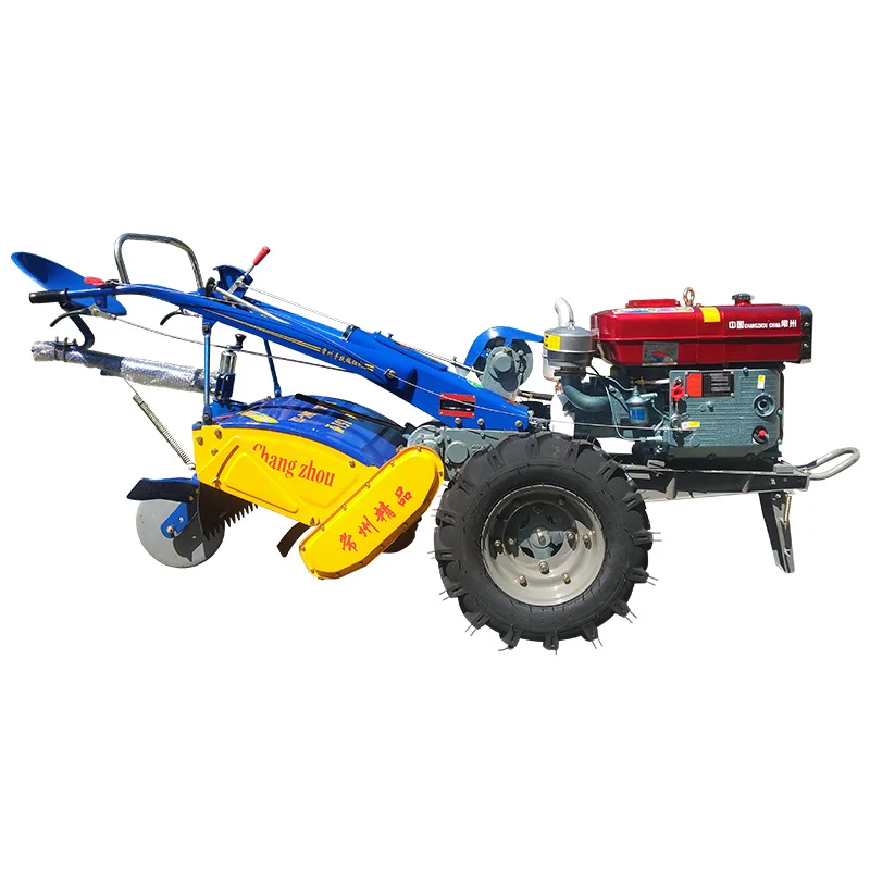 22hp diesel Power tiller and walking tractor with rotary tiller 30kw hgh power blower heater industrial fuel heater breeding diesel greenhouse diesel air heater