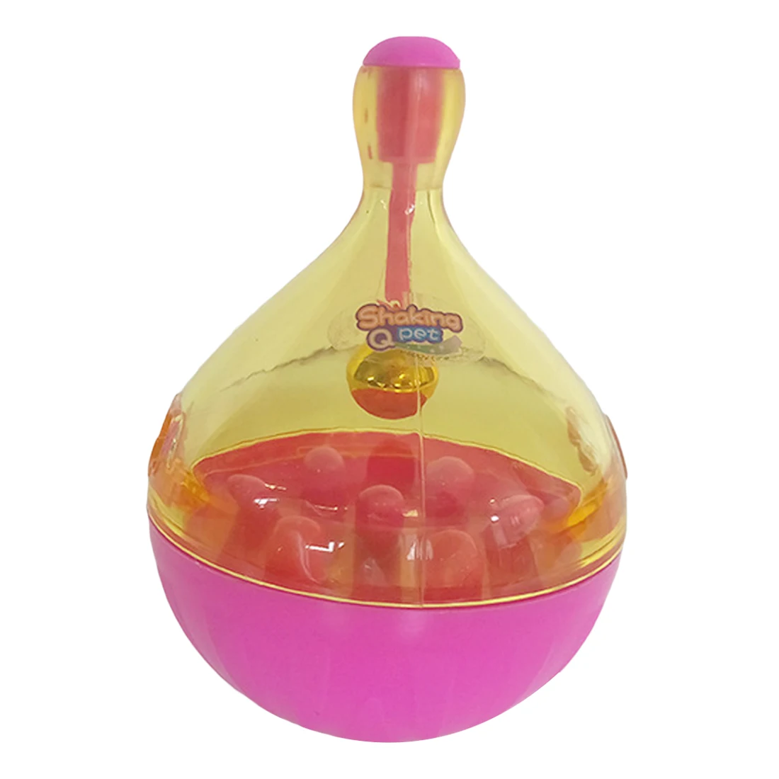 big pink Интерактивная игрушка для кошек IQ Treat Ball умнее игрушки для домашних животных пищевой шар диспенсер для еды для кошек игровые мячи принадлежности для домашних животных - Цвет: big pink