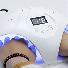 72 Вт/48 Вт Двойной УФ светодиодный светильник для ногтей 36 светодиодный светильник с индикацией подходит для всех гелей 30 s/60 s кнопки все для маникюра светильник для ногтей