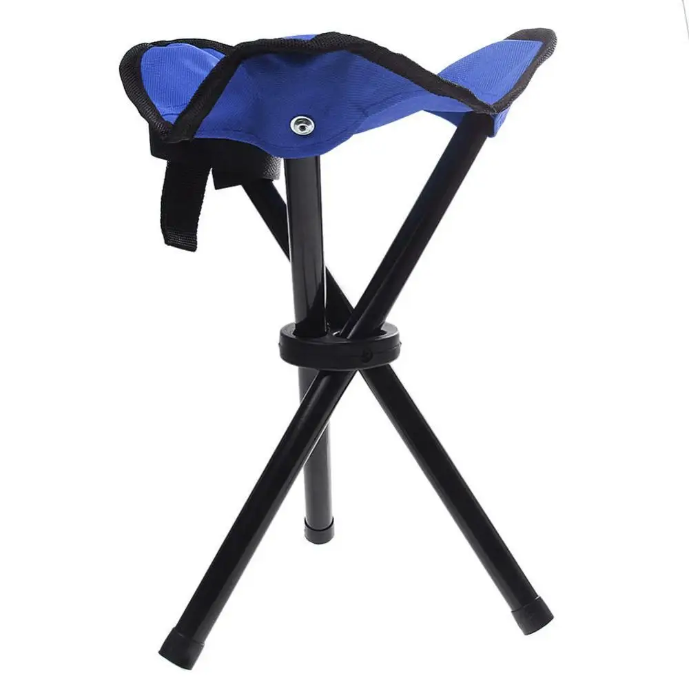 Folding 3-legged Fishing Chairs Portable Outdoor Camping Garden Travel Canvas Tripod Stool Chair new