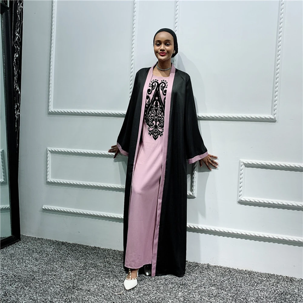 Plus Size Women Abaya Dubai Hijab Muslim Dress Pakistan Turkish Dresses Moroccan Kaftan Islamic Clothing Turkey Ropa Arabe Mujer