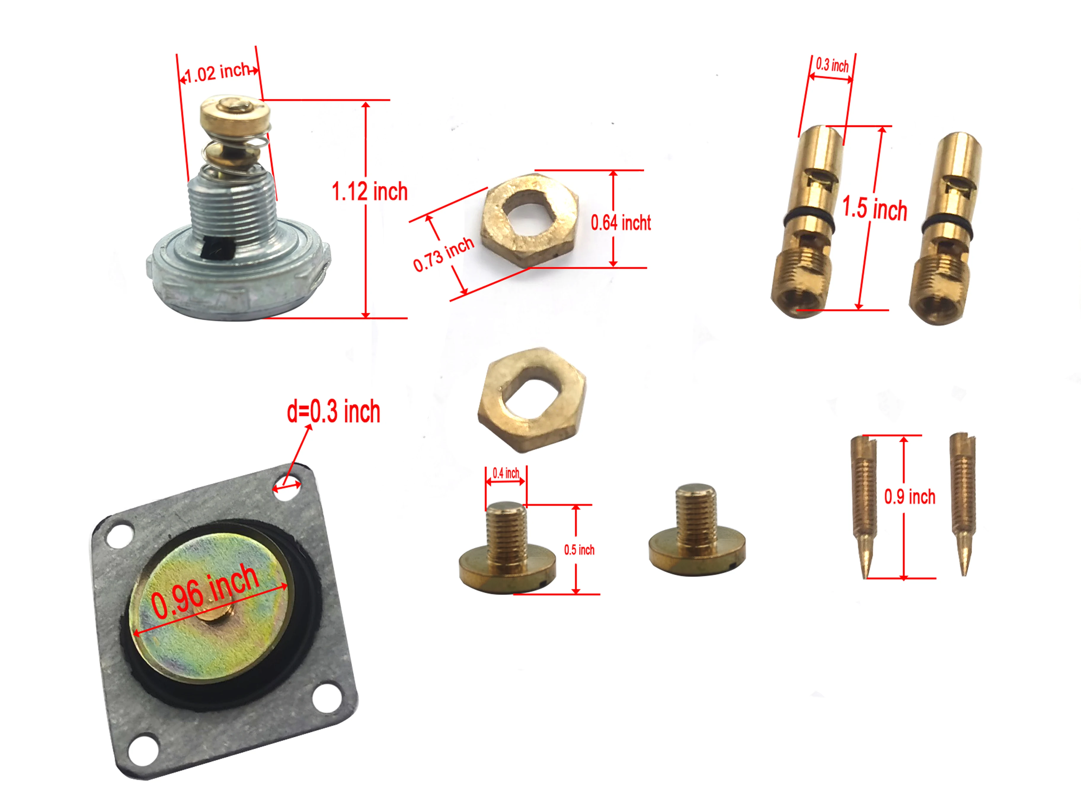 Carburetor Rebuild Kit 37-119 for Holley Vacuum Secondary Fit 390 600 750 CFM 80508 80529 ROAD DEMON JR