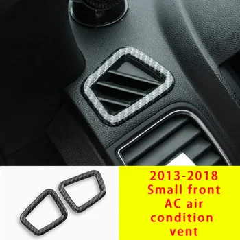 

For Ford Explorer 2016-2019 carbon fiber dashbaord AC vent frame molding trim 2pcs