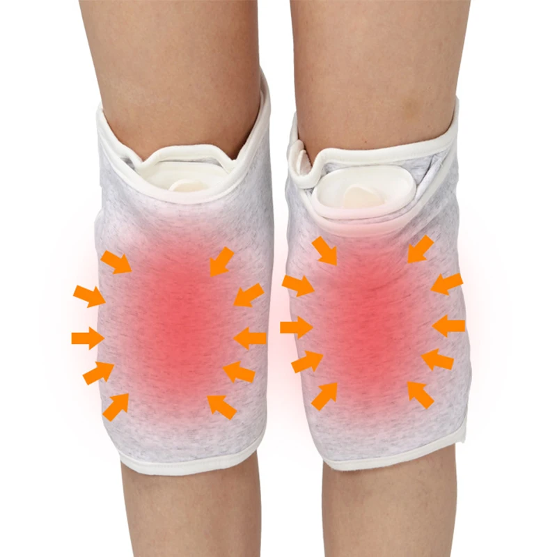 Knee Pads Brace Therapy Protection Joint Warmth with Mini Hot Water Bottle for Pain Relief of Knee Arthritis, Hot and Cold Thera