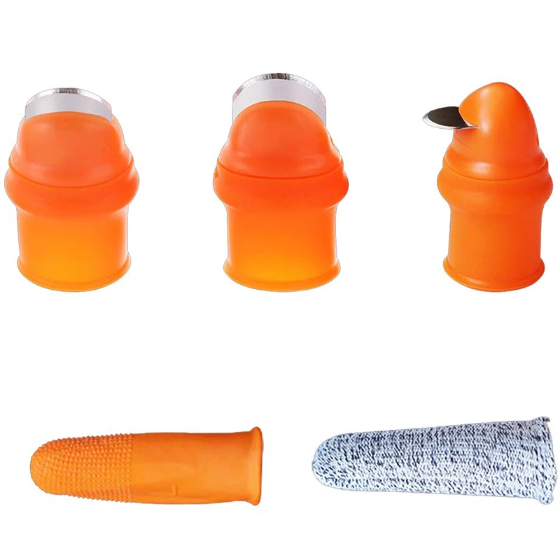 

Garden Silicone Thumb Knife Separator Finger Knife Harvesting Plant Knife Plucking Device Thumb Cutter Vegetables Agricultural F